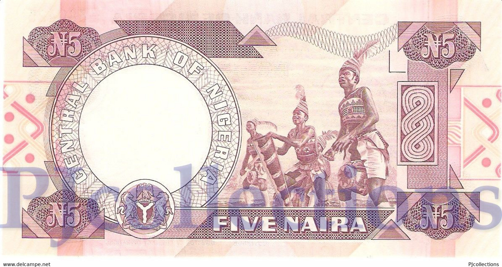 NIGERIA 5 NAIRA 1984/2000 PICK 24f AUNC - Nigeria