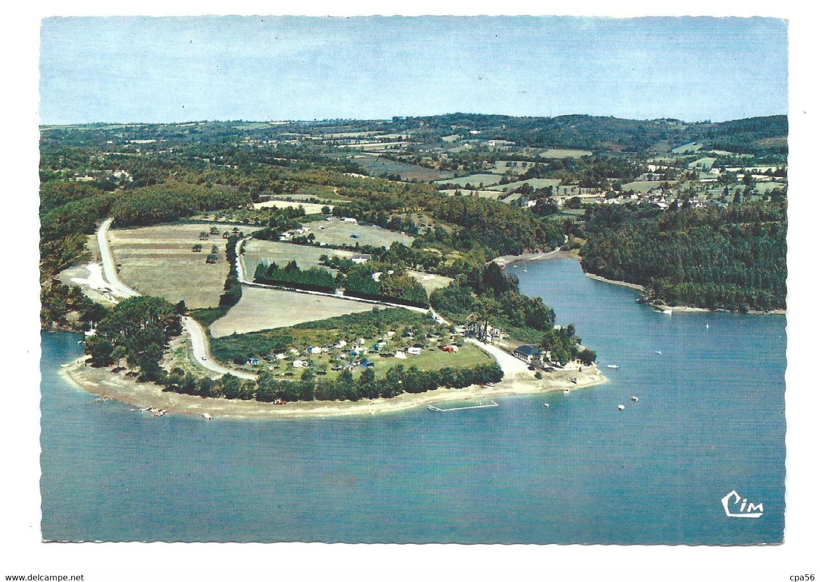 CAUREL - Vue Aérienne Combier - Lac De Guerlédan - " BEAU RIVAGE " - VENTE DIRECTE X - Caurel