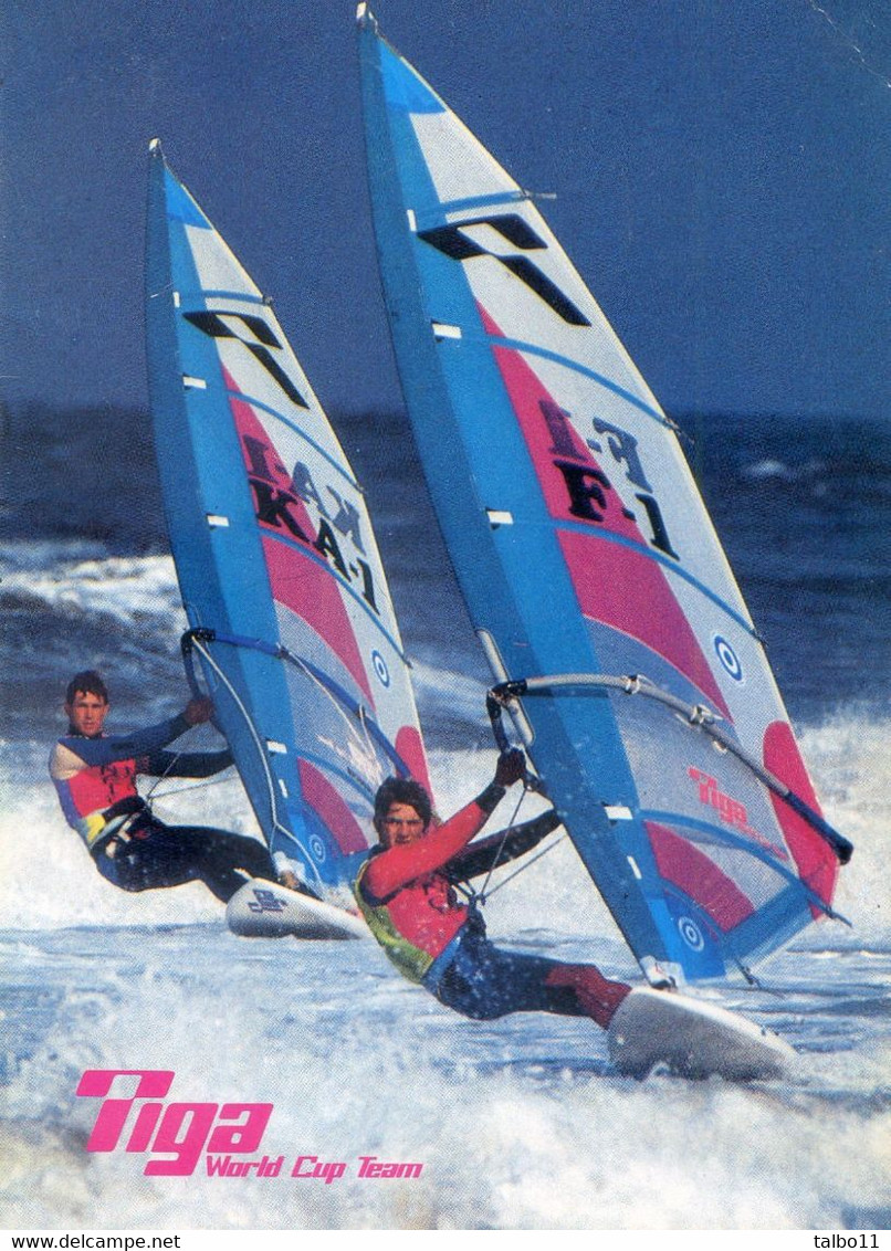 Lot De 17 Cartes - Planche à Voile - Team Tiga, Wind, Mike Eskimo, Fanatic, Onno Tellier, Goujon, Thiémé, Luedecke, - Vela