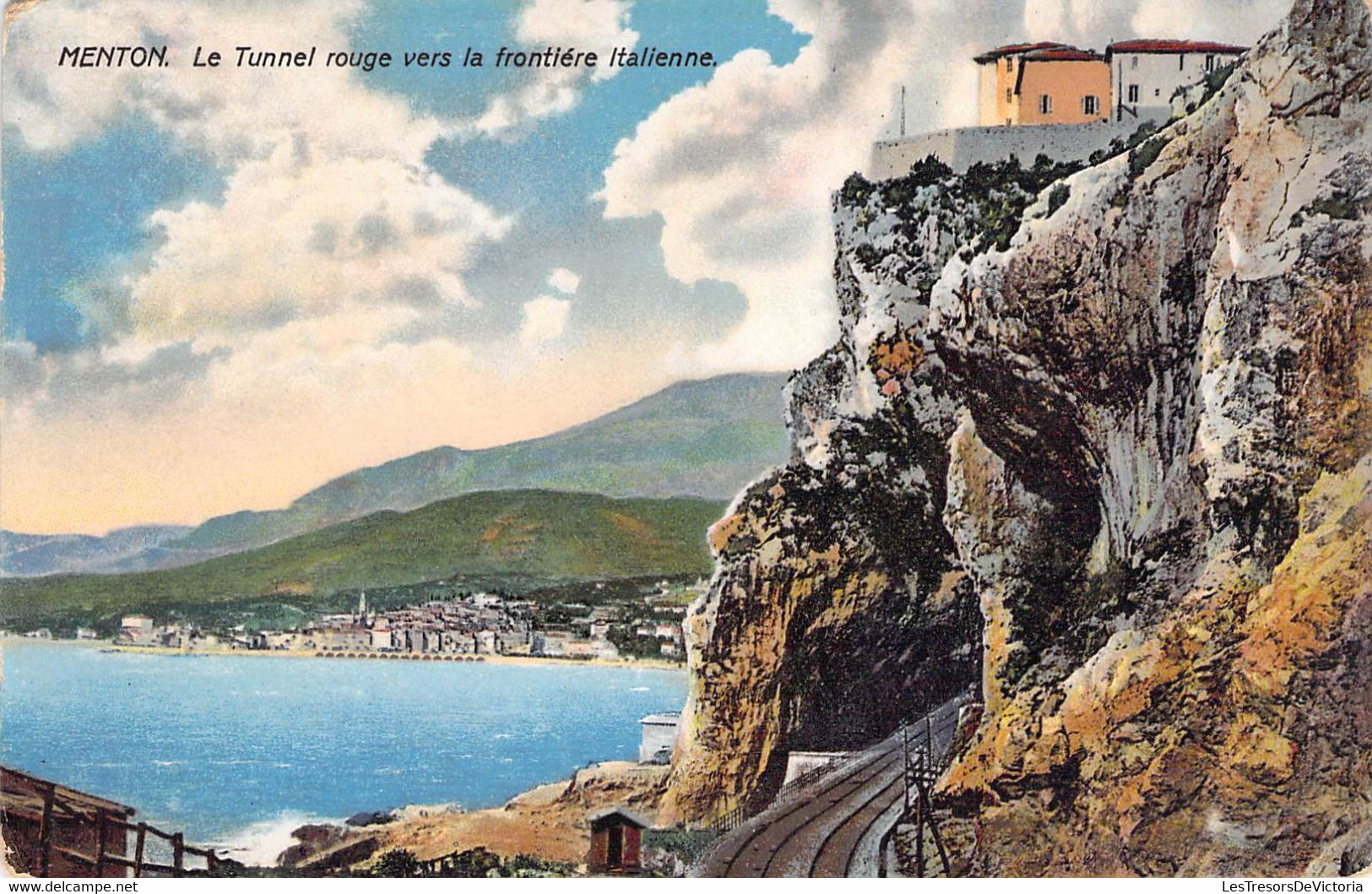 CPA France - Alpes Maritimes - Menton - Le Tunnel Rouge Vers La Frontière Italienne - Edizioni T. Dell Avo - Menton