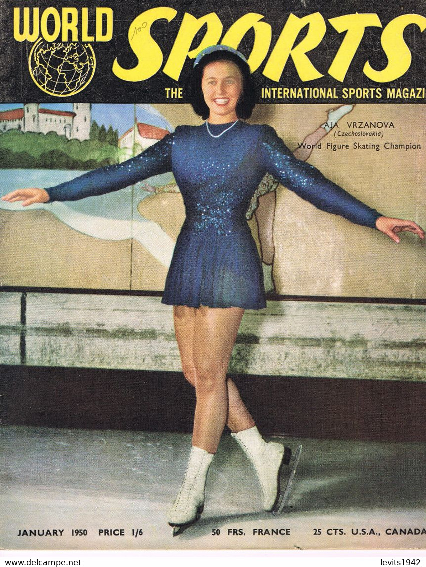 REVUE - WORLD SPORTS - OFFICIAL MAGAZINE OF THE BRITISH OLYMPIC ASSOCIATION - JANVIER 1950 - - Books