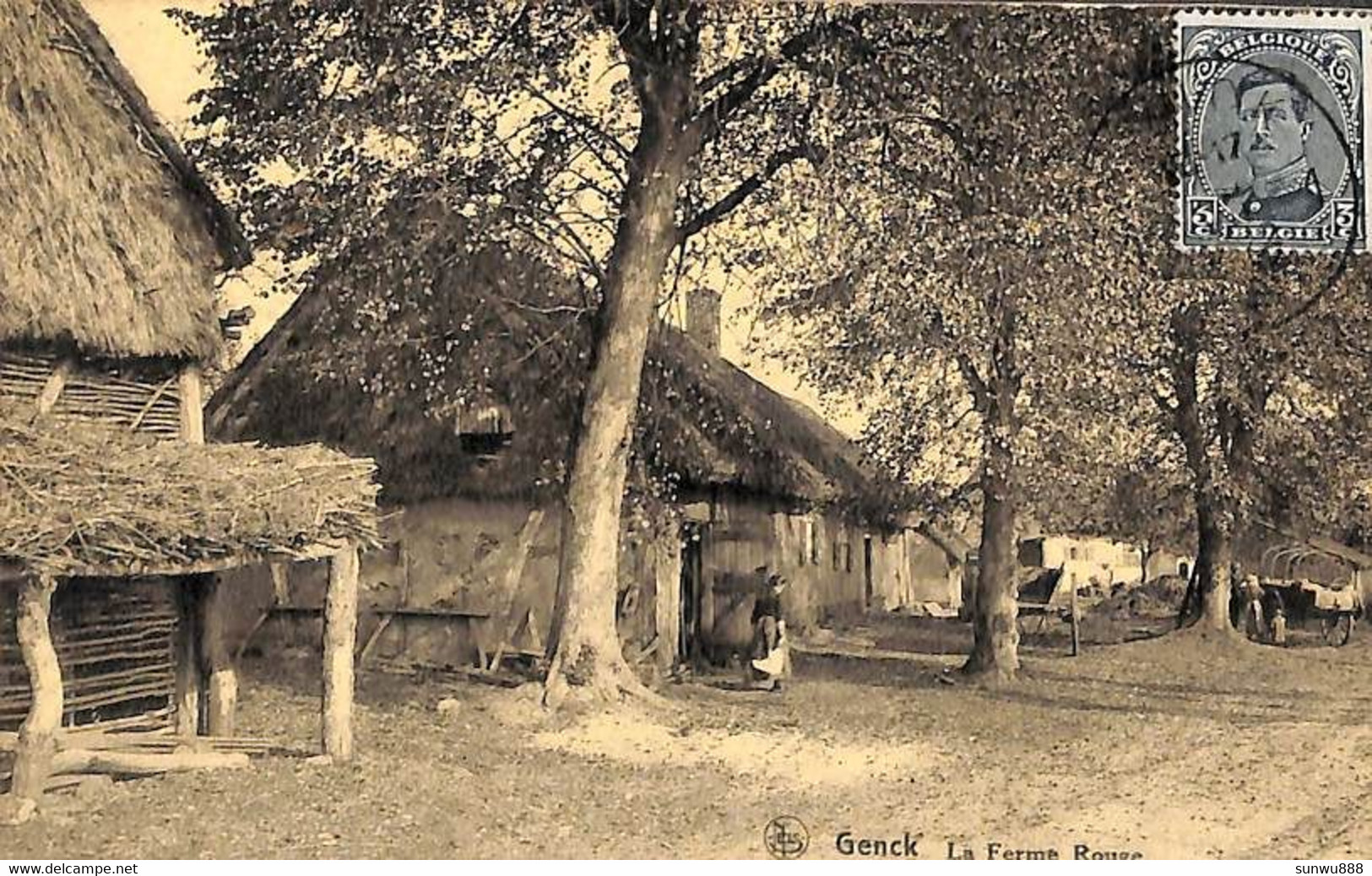 Genck - La Ferme Rouge (Nels, Edit. Maison Stulens) - Genk