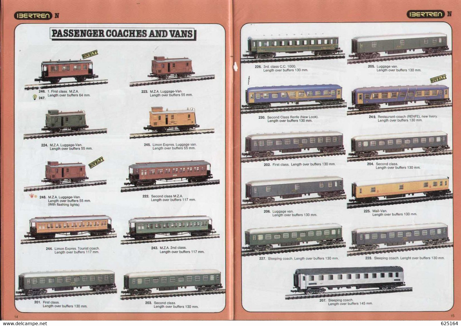 Catalogue IBERTREN 1985  N Scale (1:160) & HO Scale (1:87) English Edition - Englisch