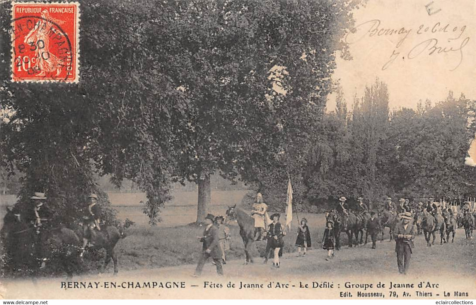 Bernay En Champagne          72       Fêtes De Jeanne D'Arc. Le Défilé      (voir Scan) - Autres & Non Classés