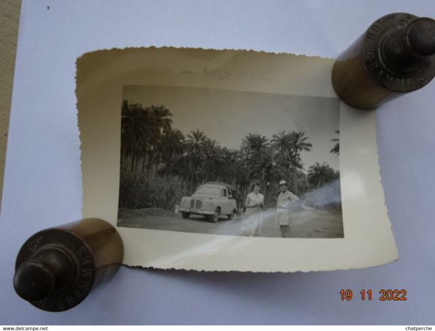 PHOTO PHOTOGRAPHIE AFRIQUE RETOUR CONAKRY  SEPTEMBRE 1952 AUTO AUTOMOBILE - Africa