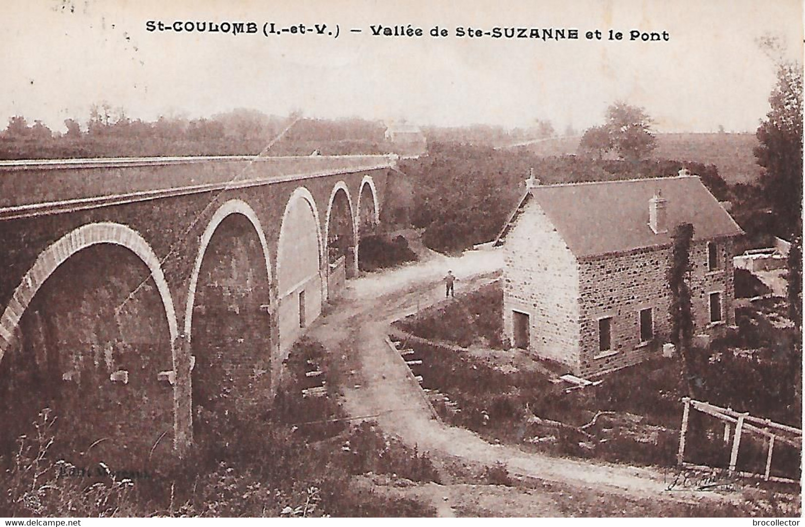 SAINT COULOMB ( 35 ) -  Vallée De Sainte Suzanne Et Le Pont - Saint-Coulomb