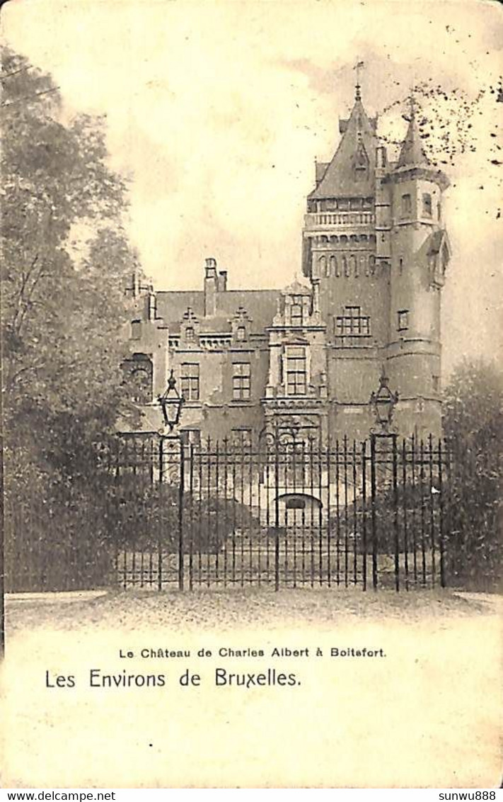 Le Château De Charles Albert à Boitsfort (Nels 1909) - Watermaal-Bosvoorde - Watermael-Boitsfort