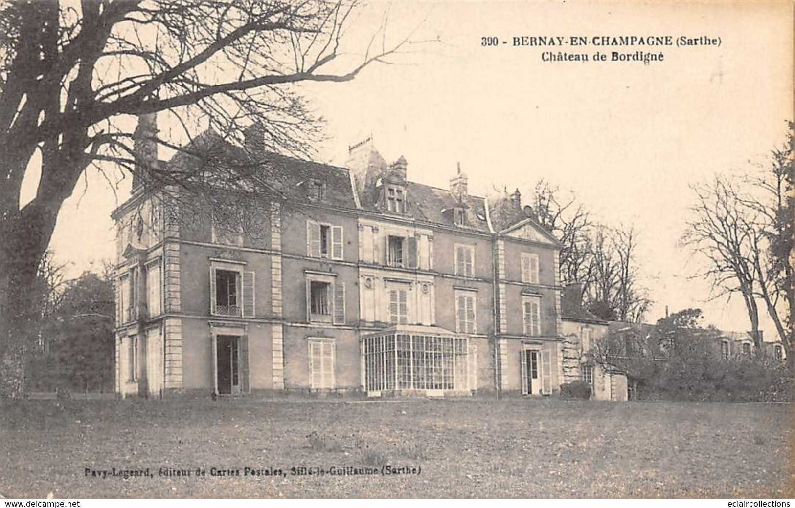 Bernay En Champagne          72        Château De Bordigné         (voir Scan) - Autres & Non Classés