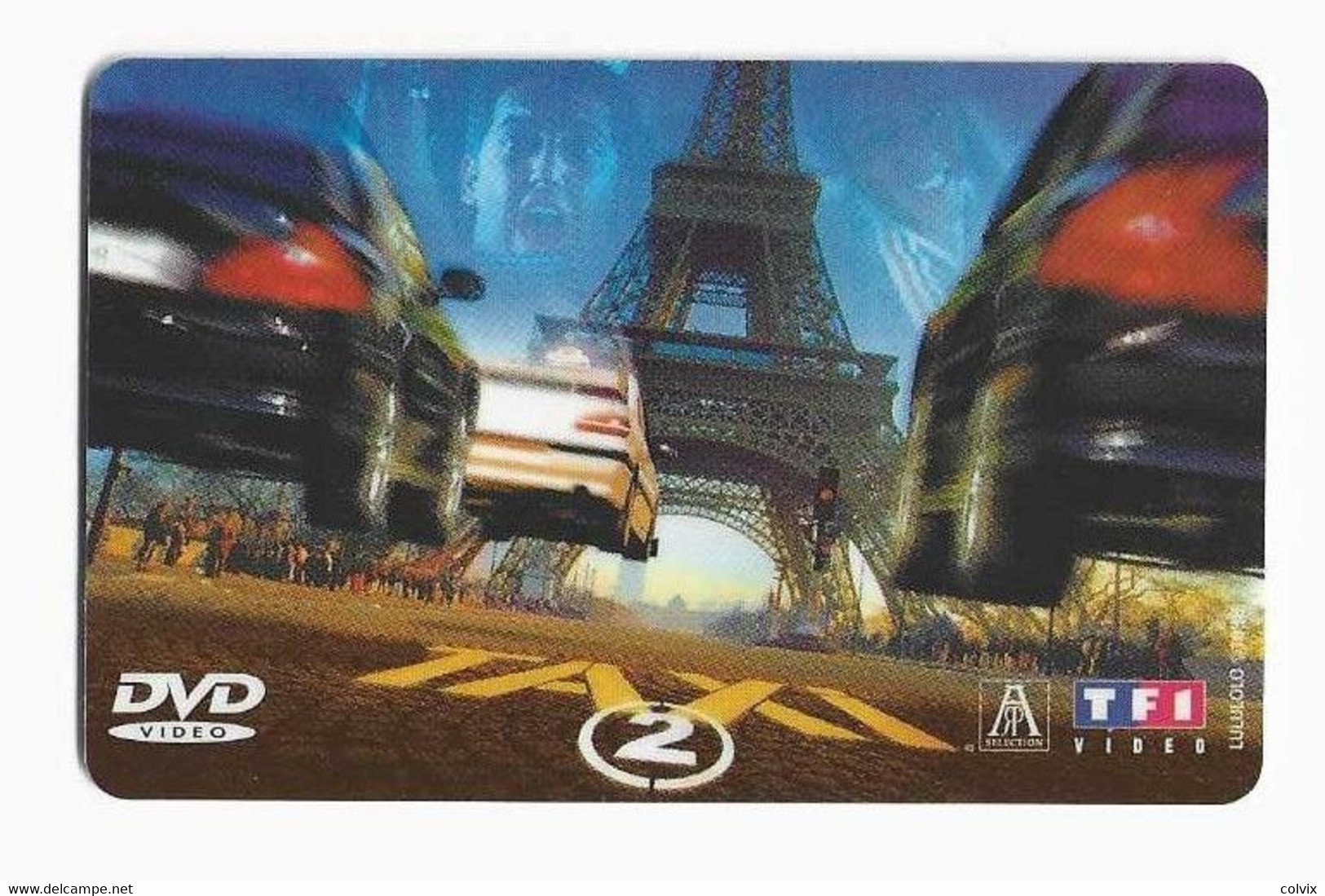 FRANCE CARTE CINEMA BOULANGER TAXI 2  TOUR EIFFEL - Movie Cards
