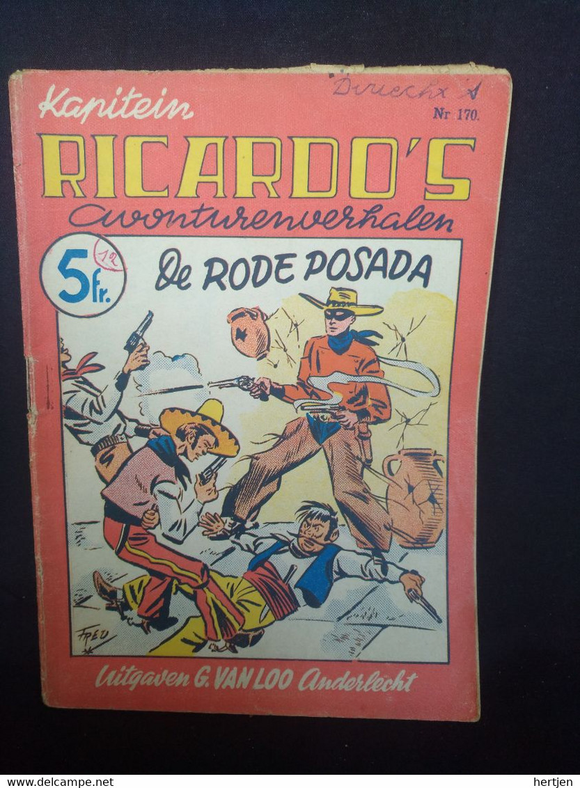 Kapitein Ricardo's Avonturenverhalen 170 - De Rode Posada - Jos Van Loo - Kids
