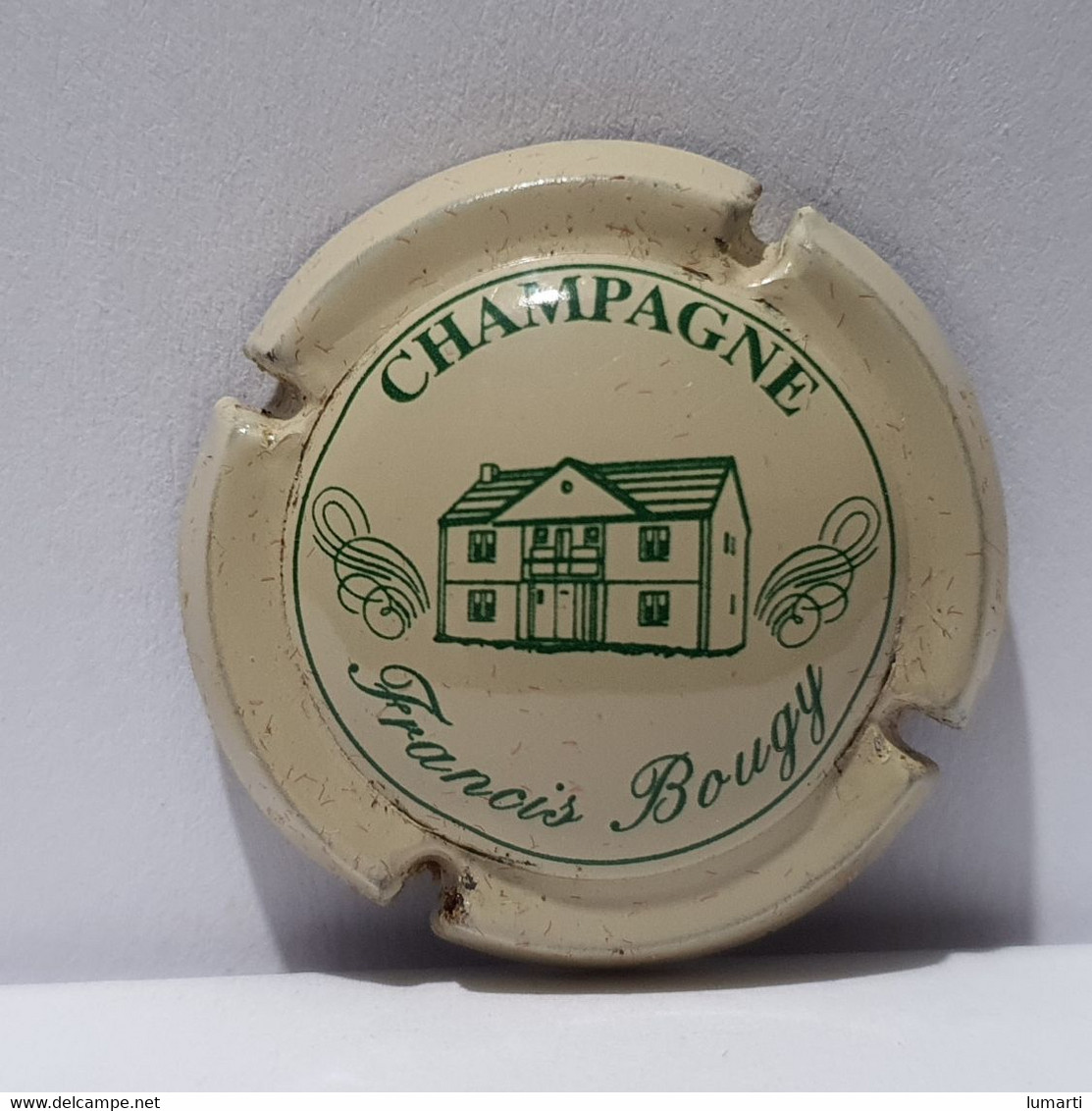 Capsule De Champagne - Bougy Francis  - Crème Et Vert - - De Castellane