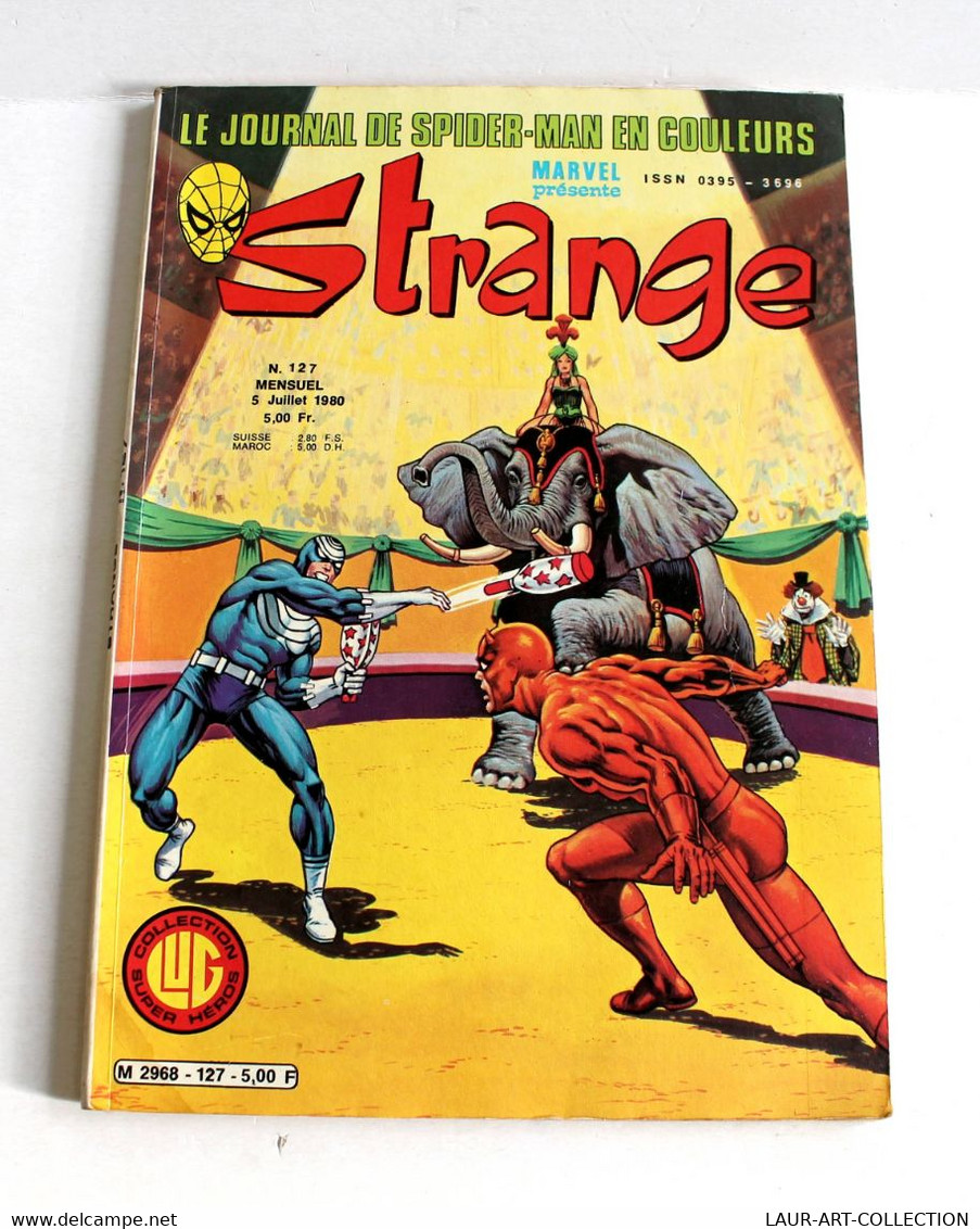 RARE! MARVEL JOURNAL SPIDER MAN STRANGE N°127 JUILLET 1980 EDITION ORIGINALE LUG / ANCIENNE BD DE COLLECTION  (3008.66) - Strange