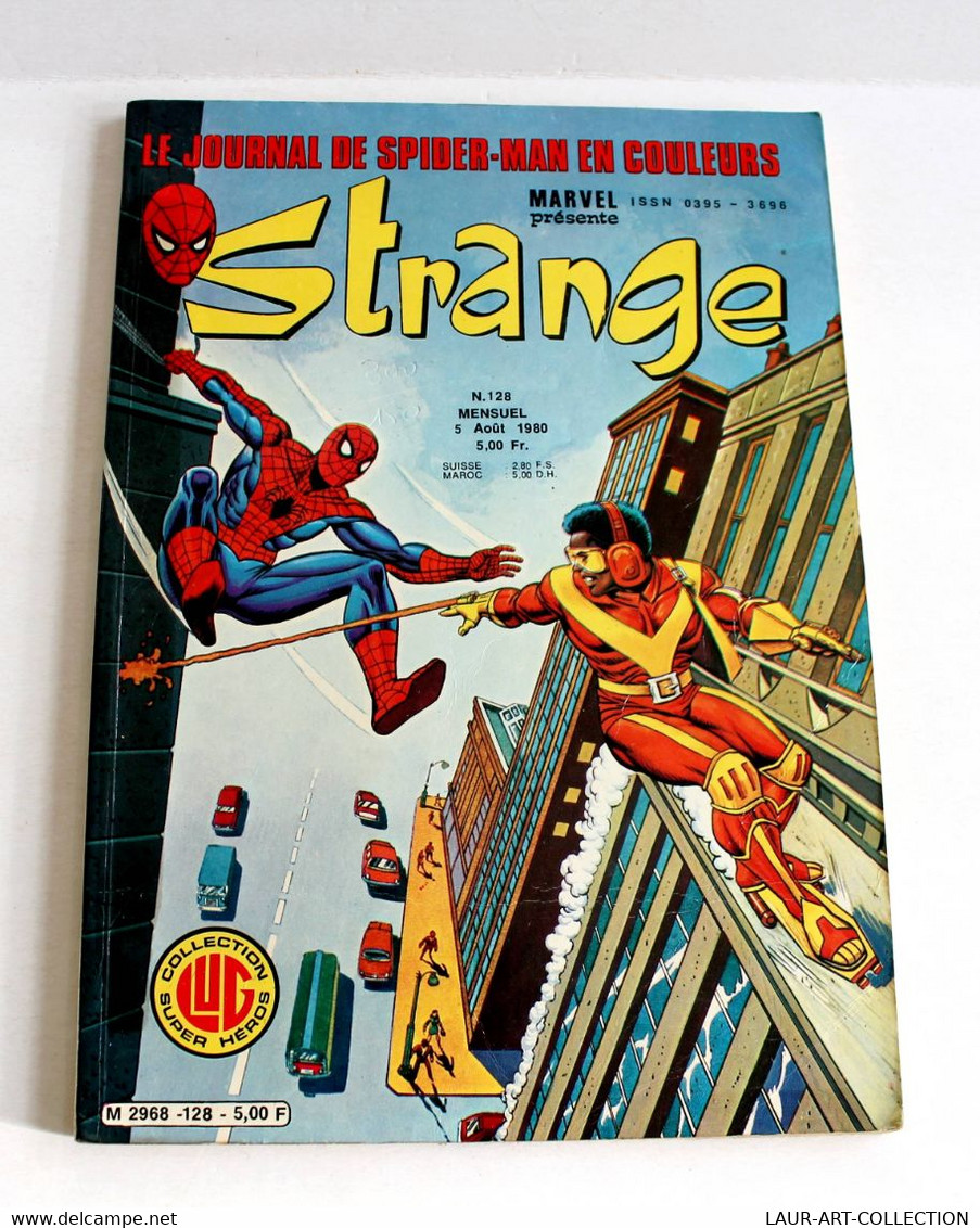 RARE! MARVEL, JOURNAL SPIDER MAN - STRANGE N°128 AOUT 1980 EDITION ORIGINALE LUG / ANCIENNE BD DE COLLECTION  (3008.67) - Strange