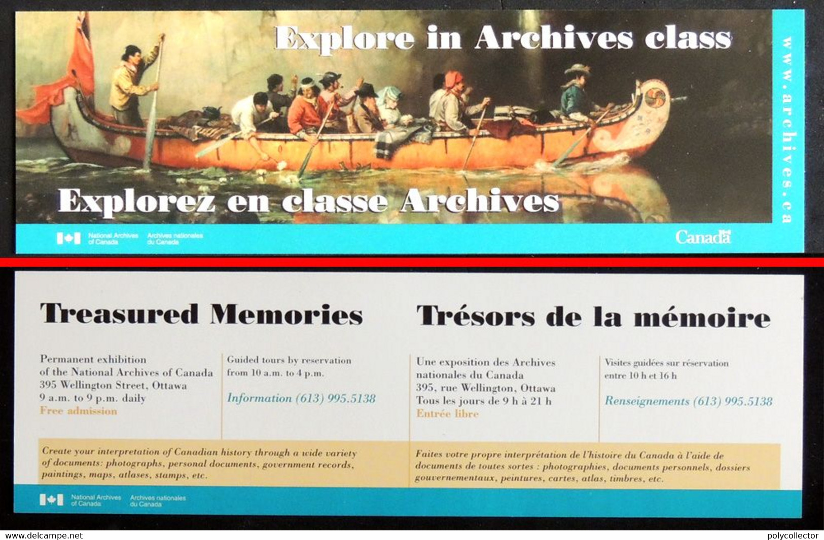 Marque-page Signet : Explorez En Classe Archives CANADA - Marque-Pages