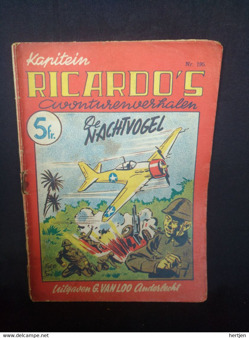 Kapitein Ricardo's Avonturenverhalen 195 - De Nachtvogel - Jos Van Loo - Jugend