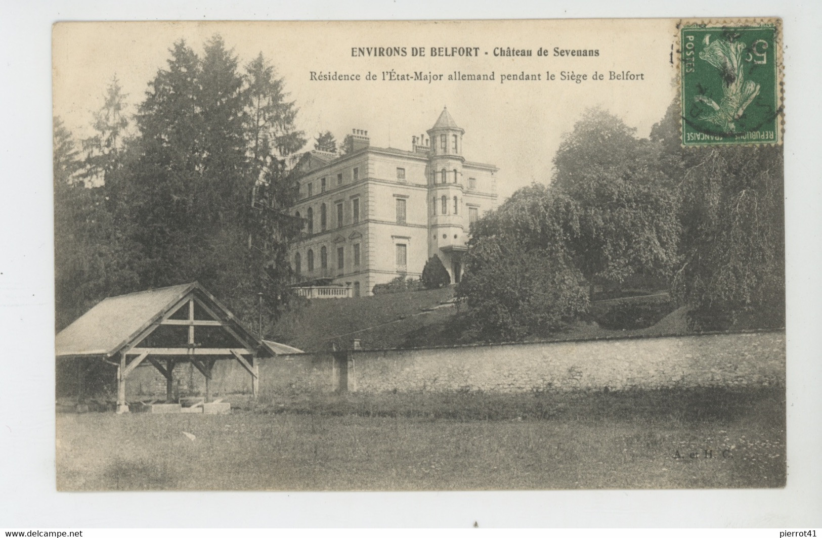 Environs De BELFORT - Château De SEVENANS - Résidence De L'Etat Major Allemand Pendant Le Siège De Belfort - Belfort – Siège De Belfort
