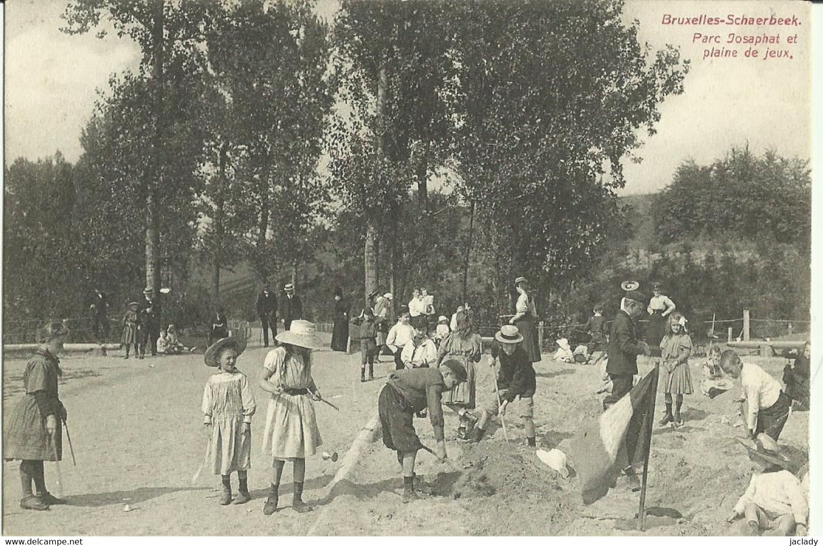 BRUXELLES-SCHAERBEEK. -- Parc Josaphat Et Plaine De Jeux. (2 Scans) - Schaerbeek - Schaarbeek