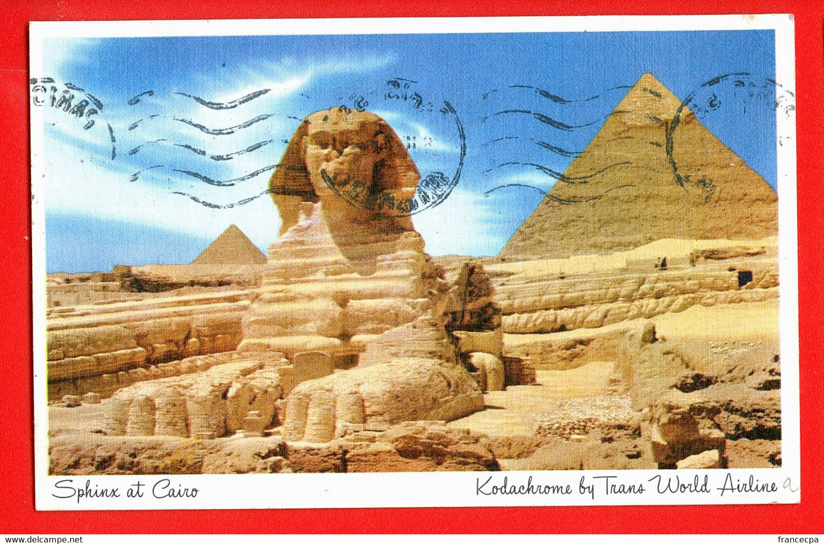 10187 - EGYPTE - SPHINX AT CAIRO - Sphinx