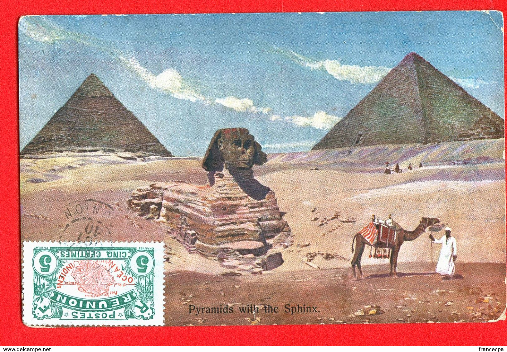 10188 - EGYPTE - PYRAMIDS WITH THE SPHINX - Sphynx