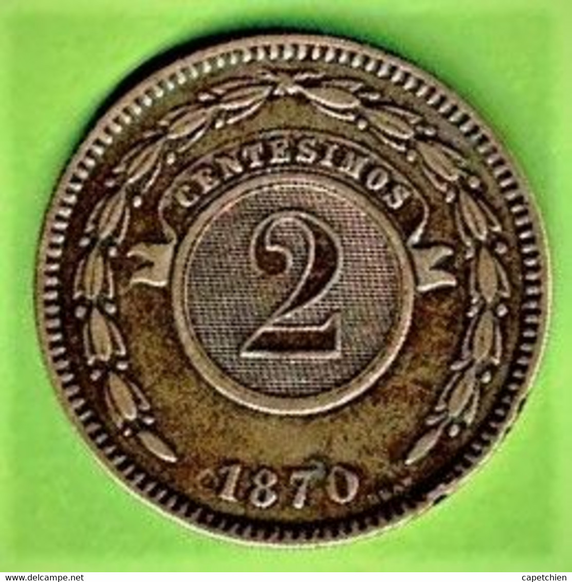 PARAGUAY / 2 CENTESIMOS / 1870 - Paraguay
