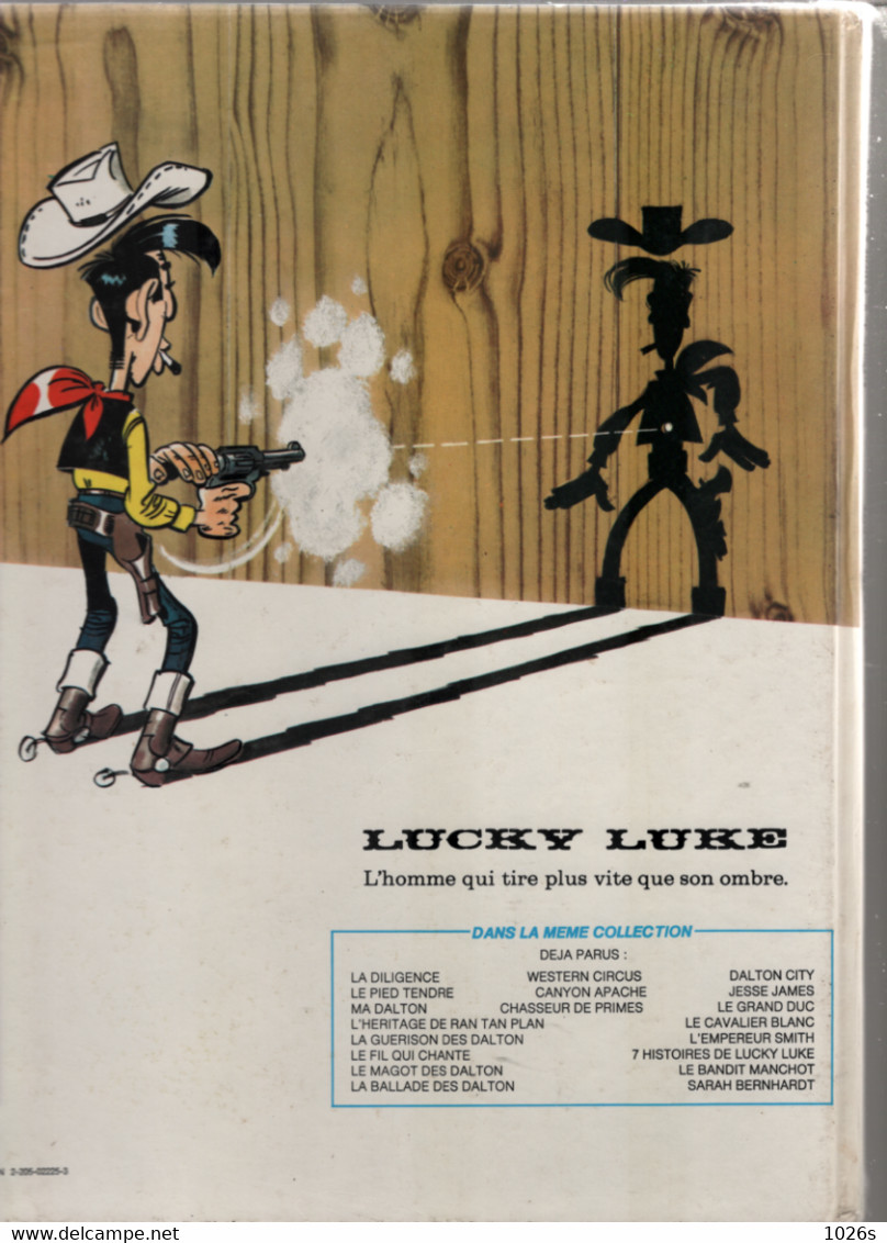 B.D.LUCKY-LUKE - SARAH BERNHARDT -  E.O.1982 - Lucky Luke