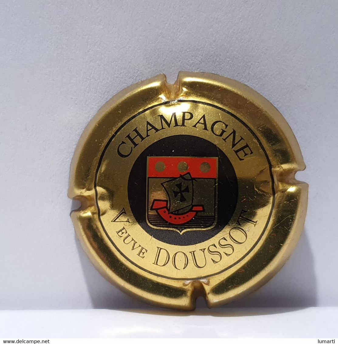 Capsule De Champagne - Veuve Doussot - Or Noir Et Rouge  - - Doussot (Veuve)