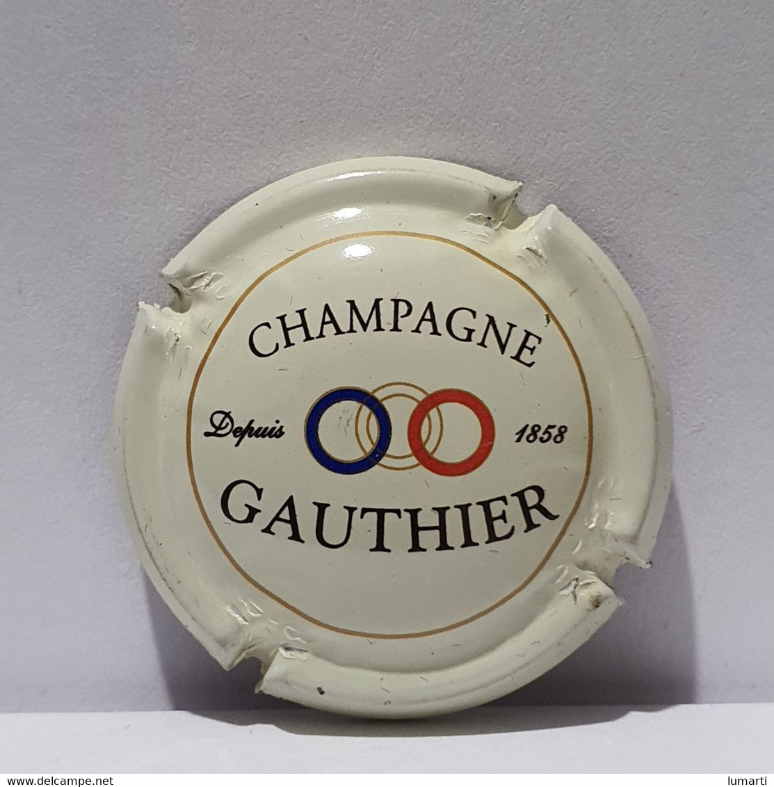 Capsule De Champagne - Gauthier - Crème - Lettre Fine - - Doussot (Veuve)