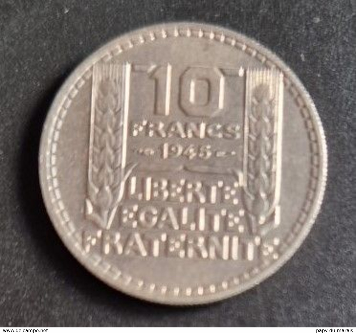 10 FRANCS Turin 1945 Rameaux Longs ETAT TTB à SUP. - 10 Francs