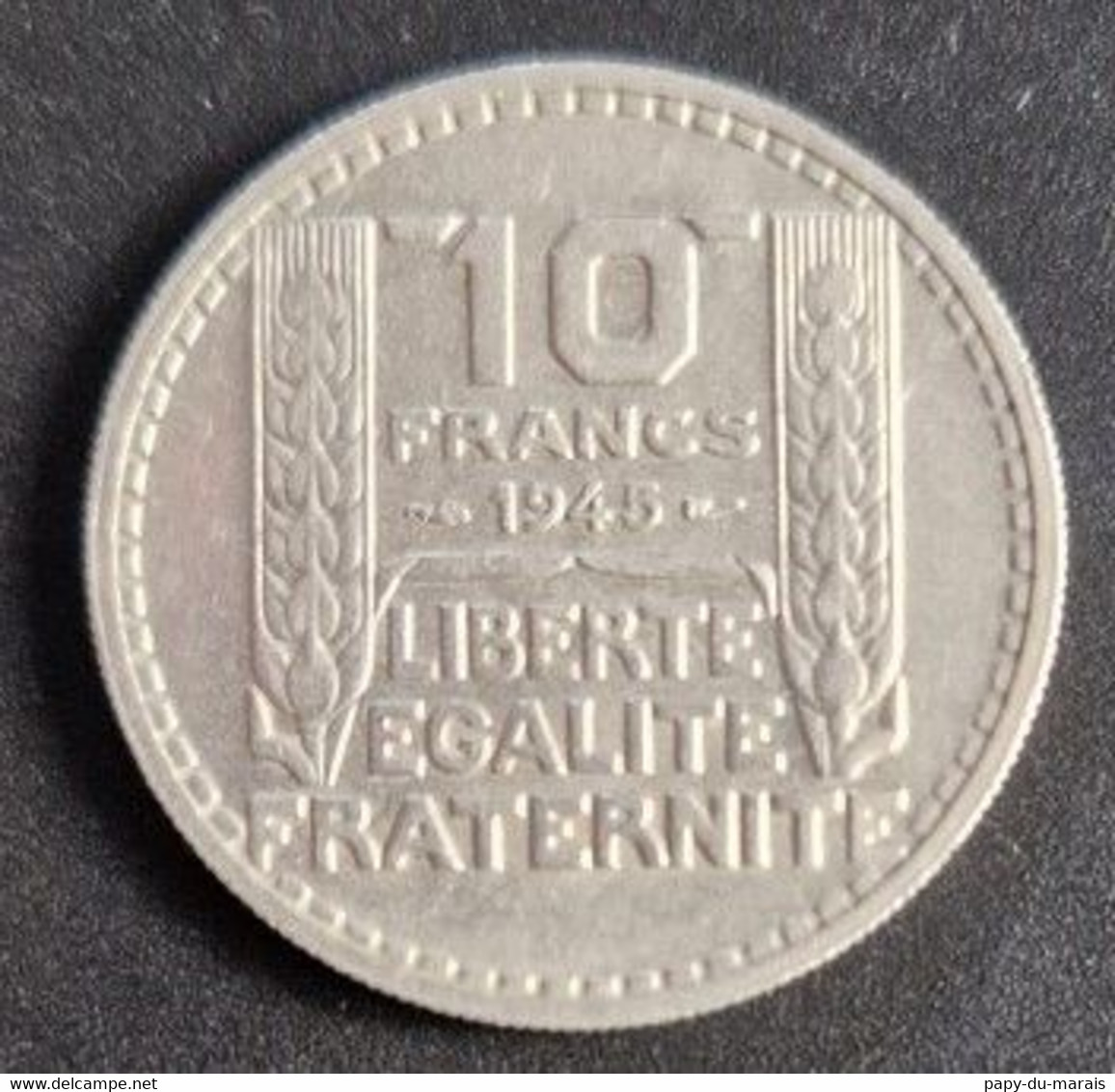 10 FRANCS Turin 1945 Rameaux Courts ETAT SUP. - 10 Francs