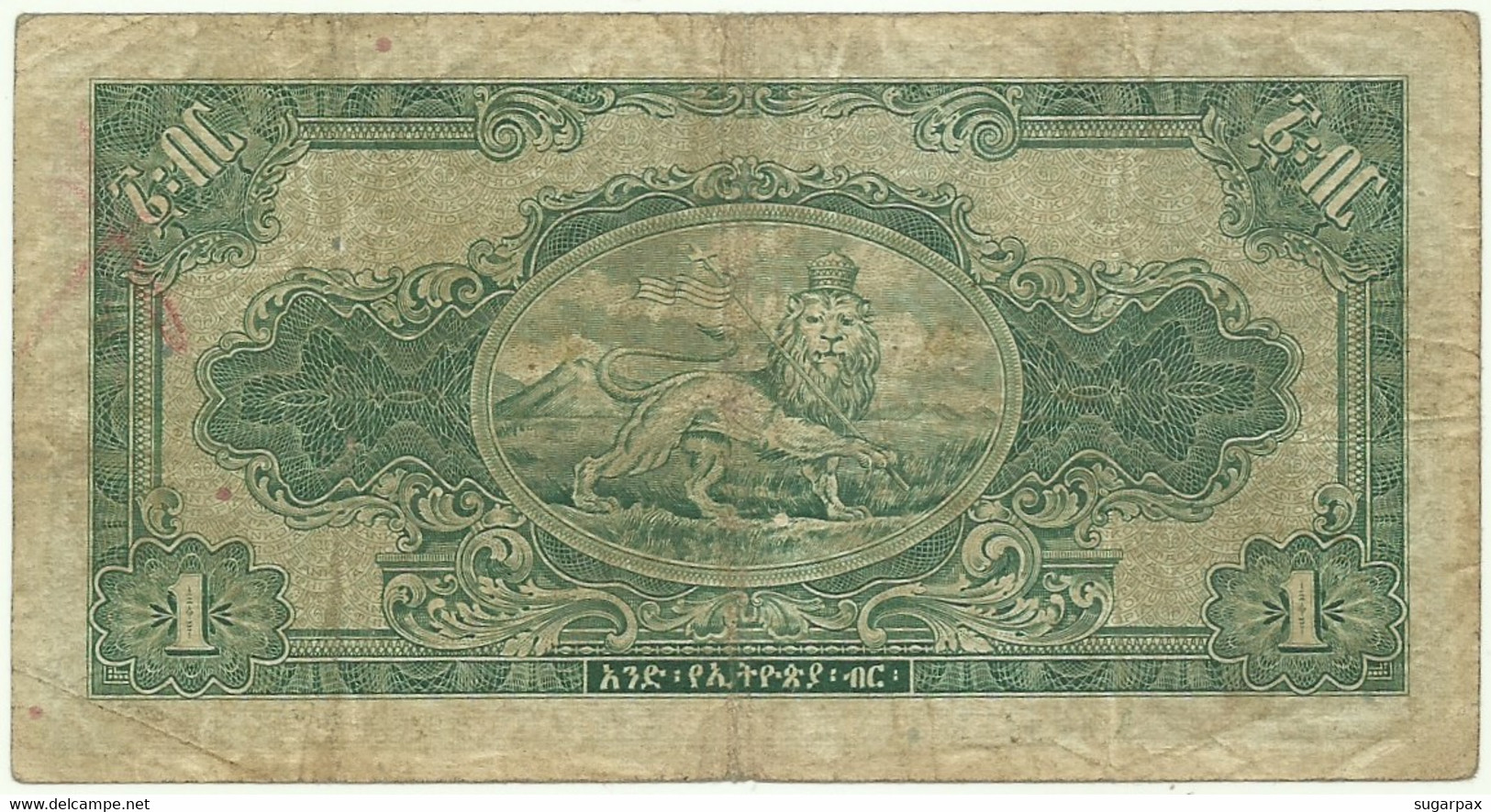 Ethiopia - 1 Dollar - ND ( 1945 ) - Pick 12.c - Sign 3 - Serie FC - Ethiopie