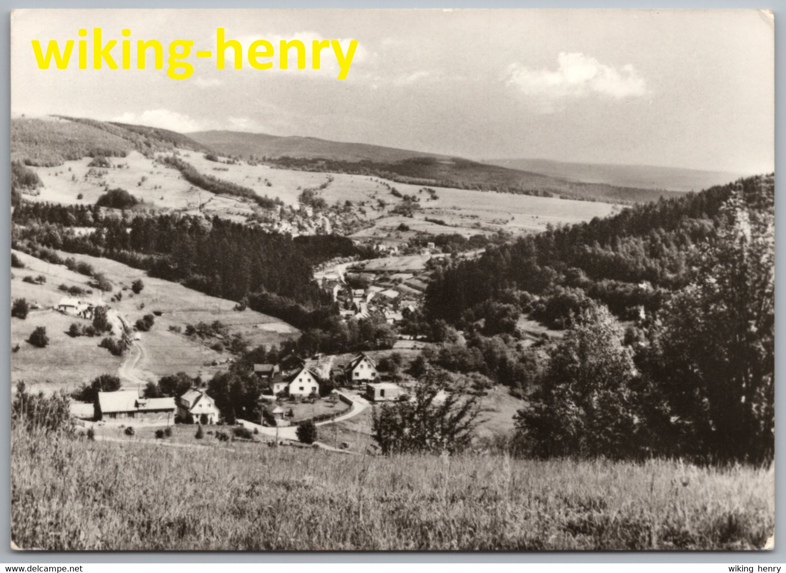 Steinbach Hallenberg Rotterode - S/w Blick Nach Steinbach Hallenberg 1 - Thüringer Wald - Steinbach-Hallenberg