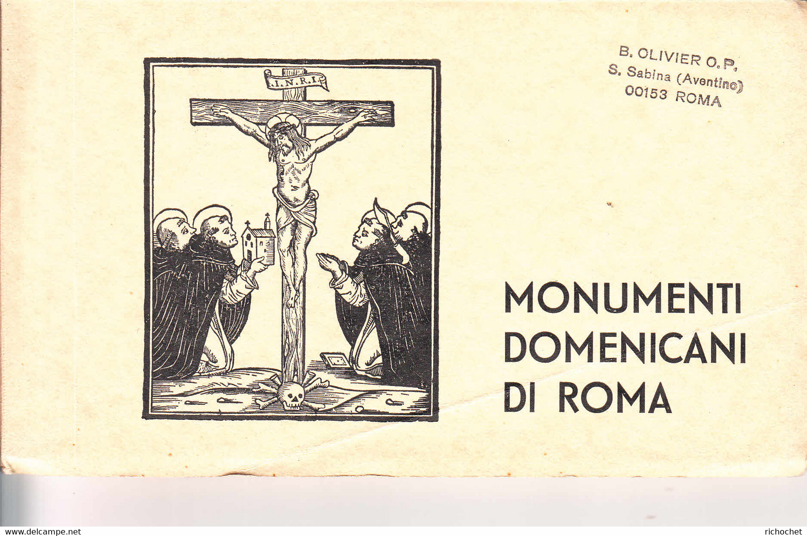 MONUMENTI DOMENICANI DI ROMA  - 1234 - 1934 - Carnet De 15 Cartes-vues - Collections & Lots