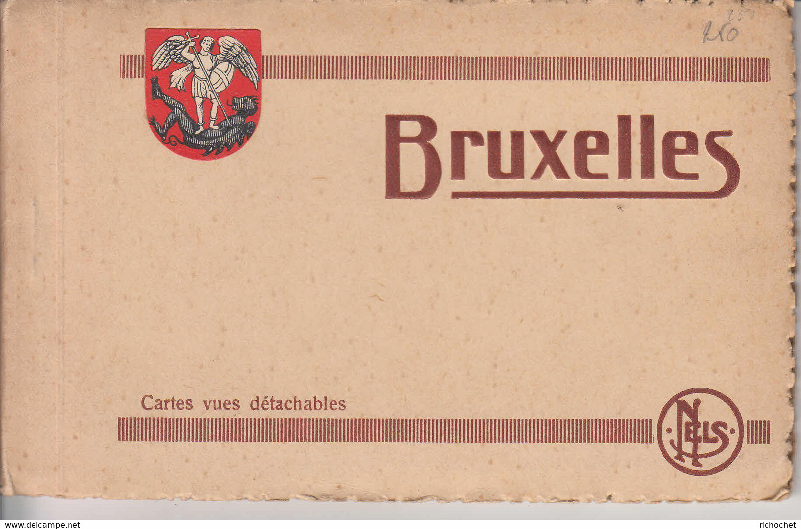 BRUXELLES - Carnet De 10 Cartes-vues Détachables - Lots, Séries, Collections