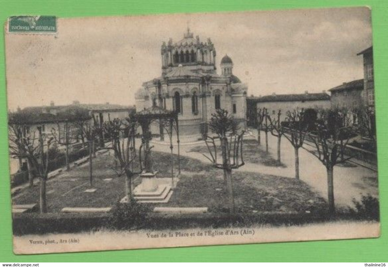 ARS - Vues De La Place Et De L'Eglise D'Ars - Voyagée En 1909 - - Ars-sur-Formans