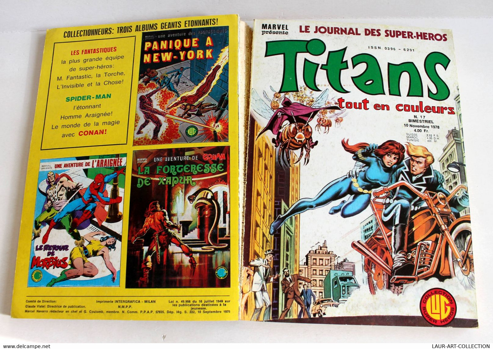 RARE! MARVEL LA GUERRE DES ETOILES, TITANS ALBUM N°6 Bim. N°16,17,18 1978 EO LUG / ANCIENNE BD DE COLLECTION  (3008.73) - Titans