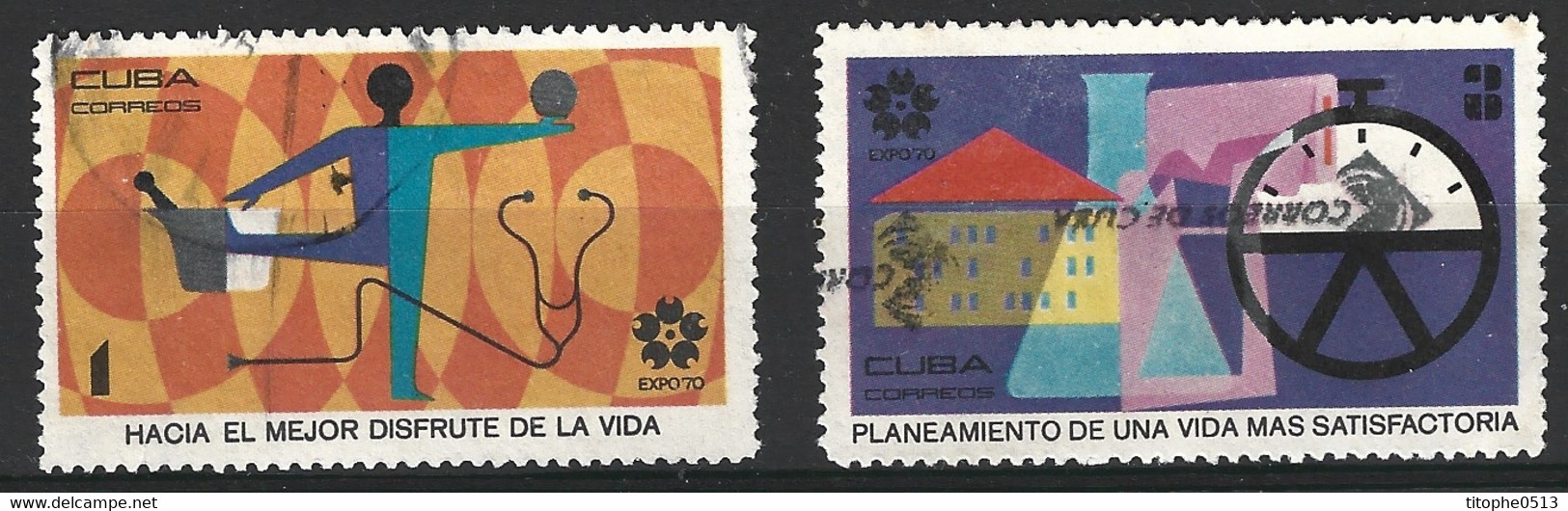 CUBA. Timbres Oblitérés De 1970. Osaka'70. - 1970 – Osaka (Japan)