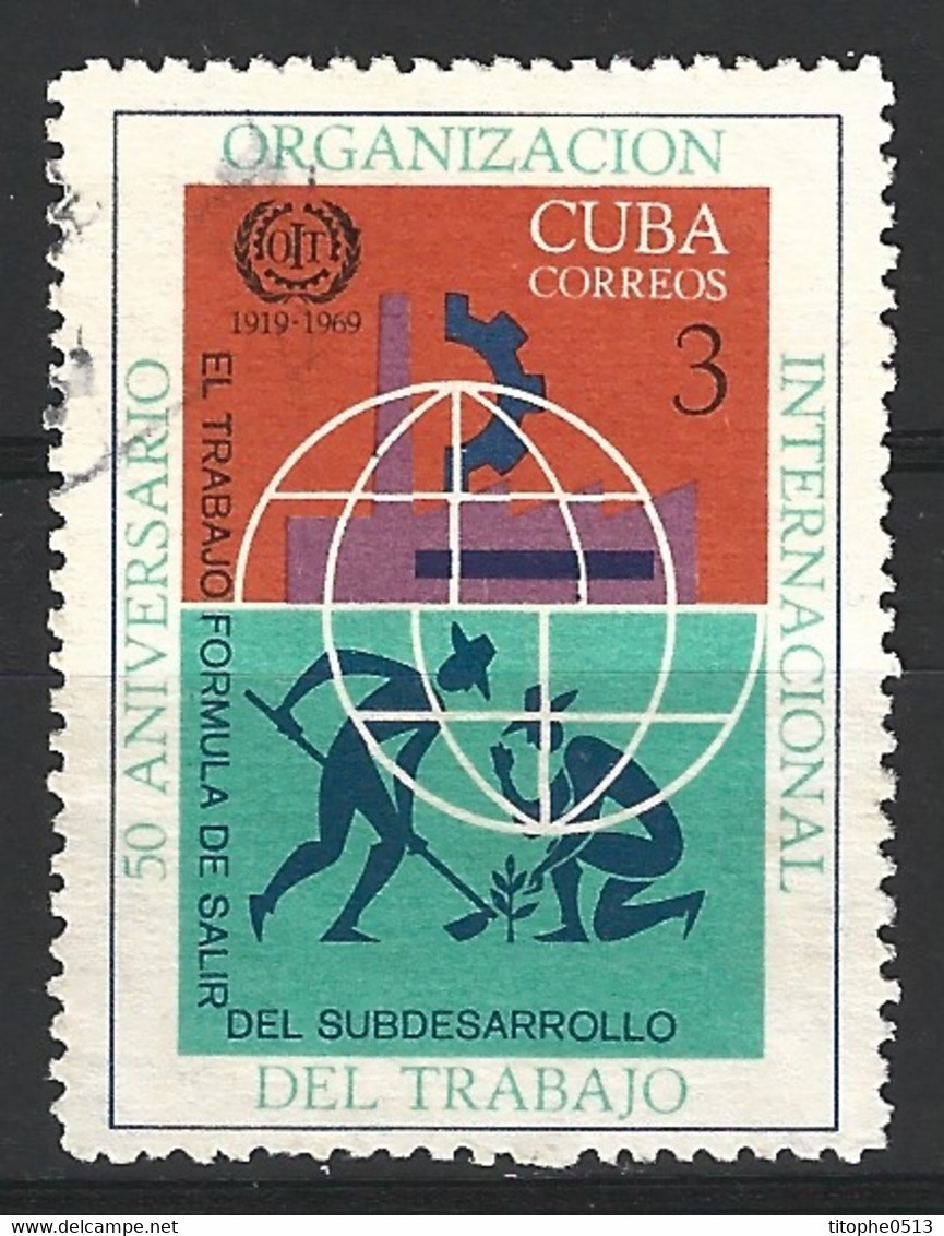 CUBA. N°1282 Oblitéré De 1969. OIT. - OIT