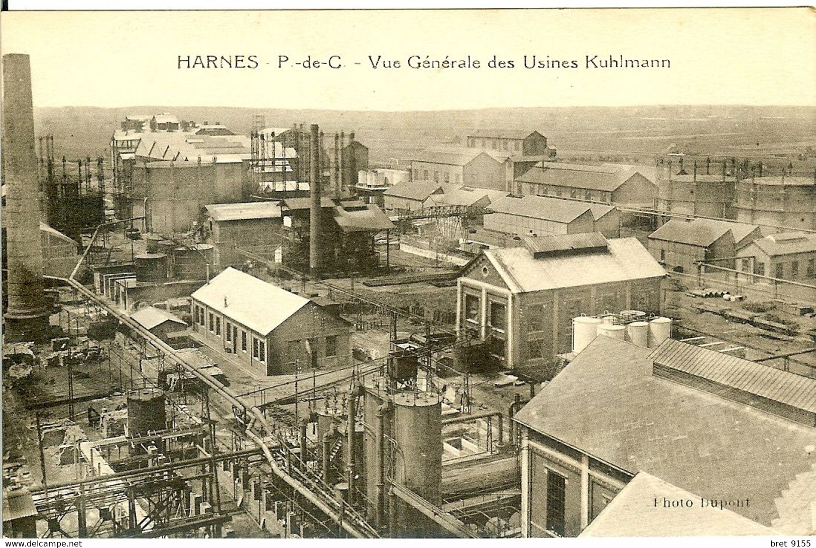 62 HARNES VUE GENERALE DES USINES KUHLMANN - Harnes