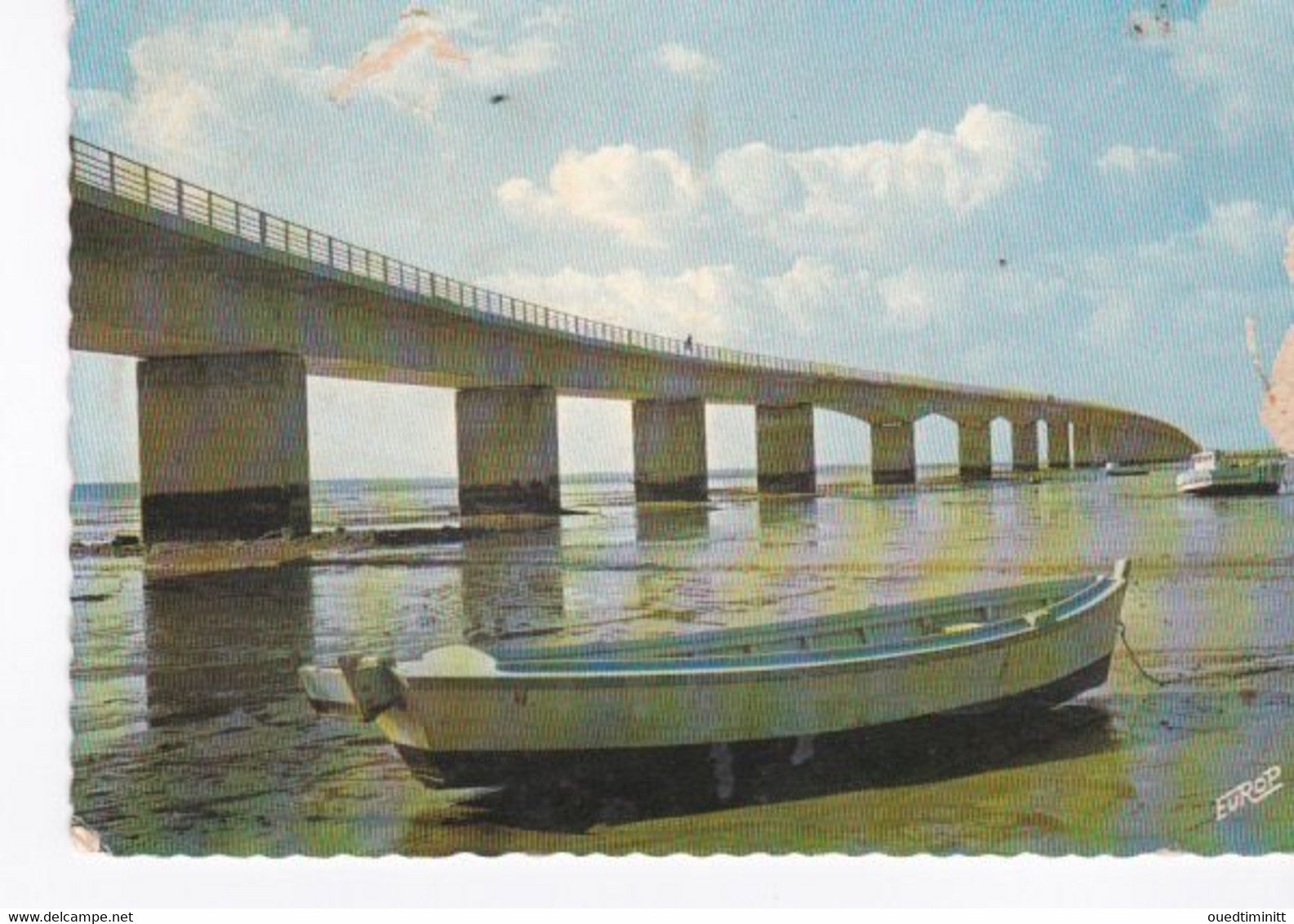 Viaduc De Liaison Oléron-Continent. Cpsm, Barque. - Bridges