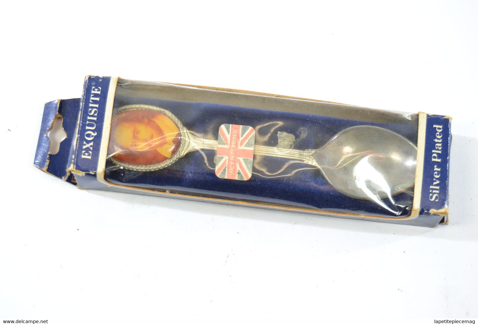 Cuillère Souvenir D'Angleterre Années 1970. Vintage, Kitch William Shakespeare. Collection UK Royaume-Uni - Spoons