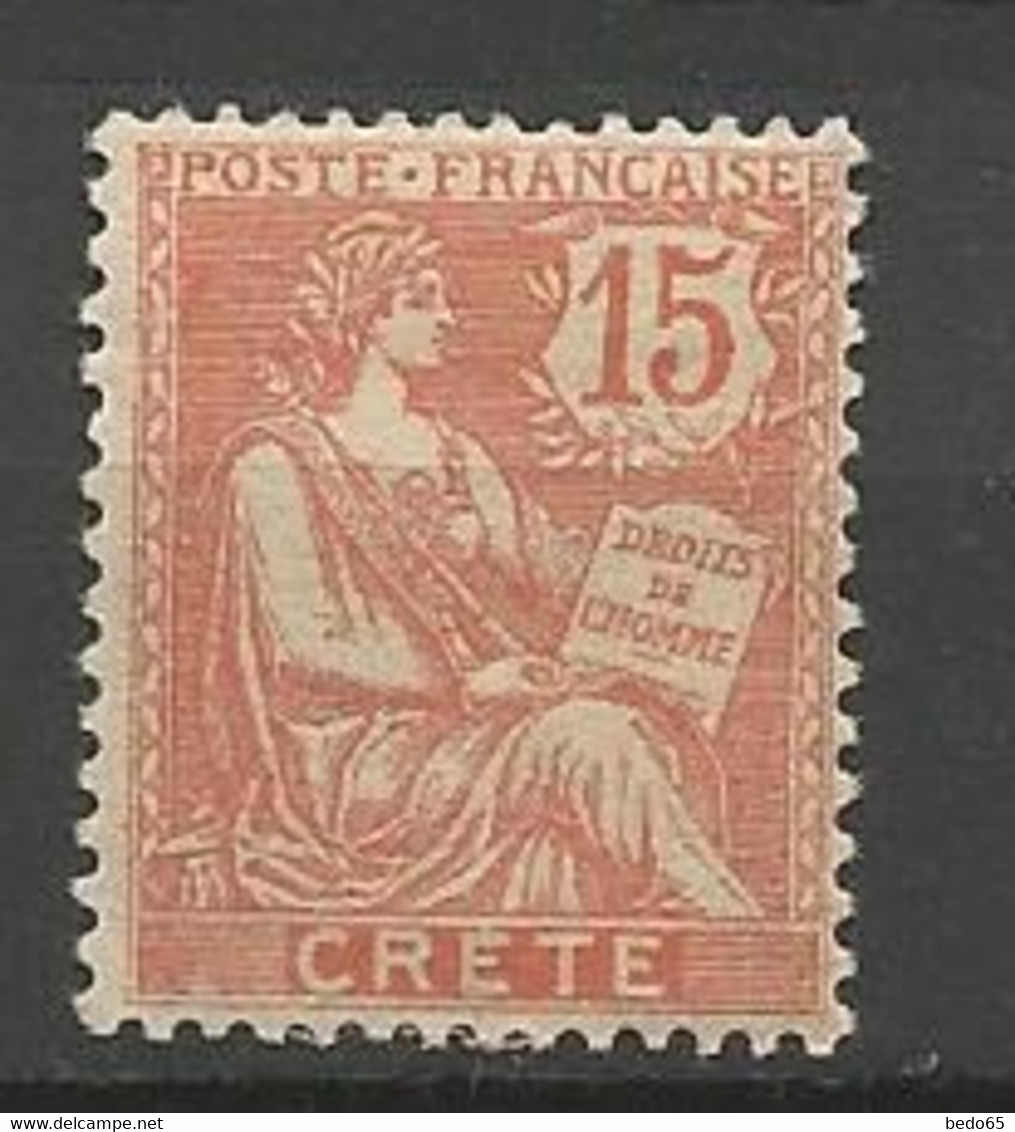 CRETE N° 7 NEUF * CHARNIERE  / MH - Nuevos