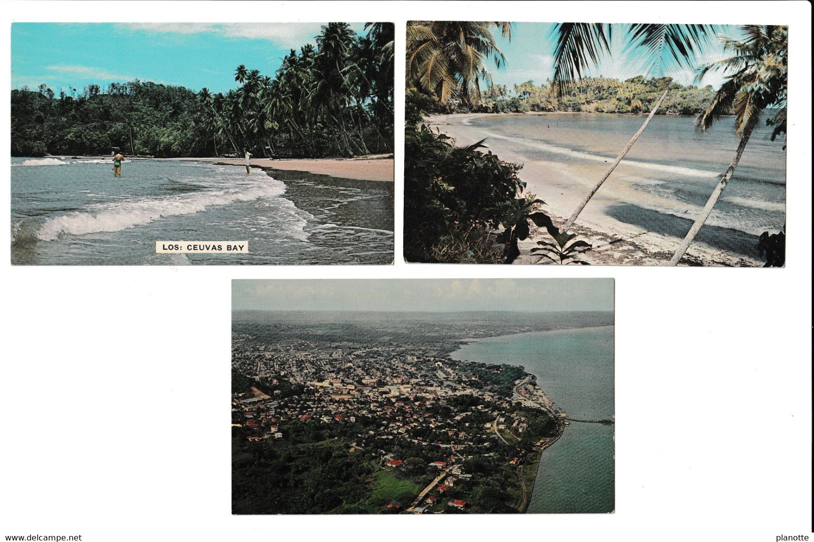 TRINIDAD - 3 Standart Pc 1960s - Aerial View  / Los : Ceuvas Bay / Balandra West - Beach - Trinidad