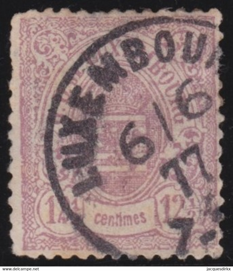 Luxembourg    .   Y&T     .    31      .    O    .     Oblitéré - 1859-1880 Wapenschild