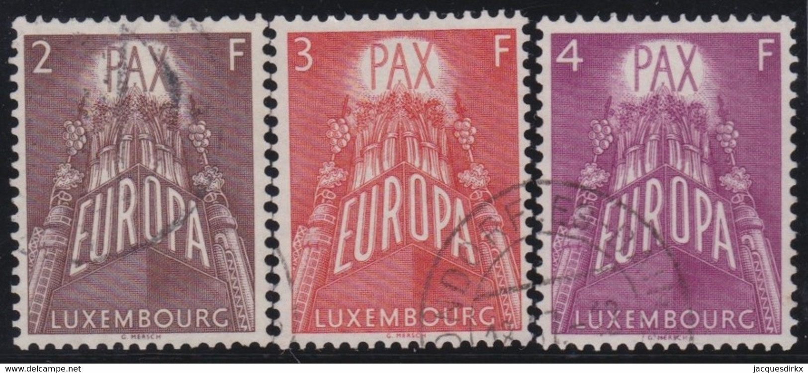 Luxembourg    .   Y&T     .    531/533      .    O    .       Oblitéré - Used Stamps