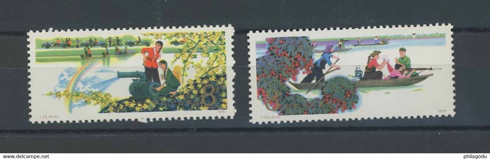 1978.   **     Perfect Quality Mint N.H. **. Postfrich. **. Yv.2122-2123. Cote  10,-€ - Ungebraucht