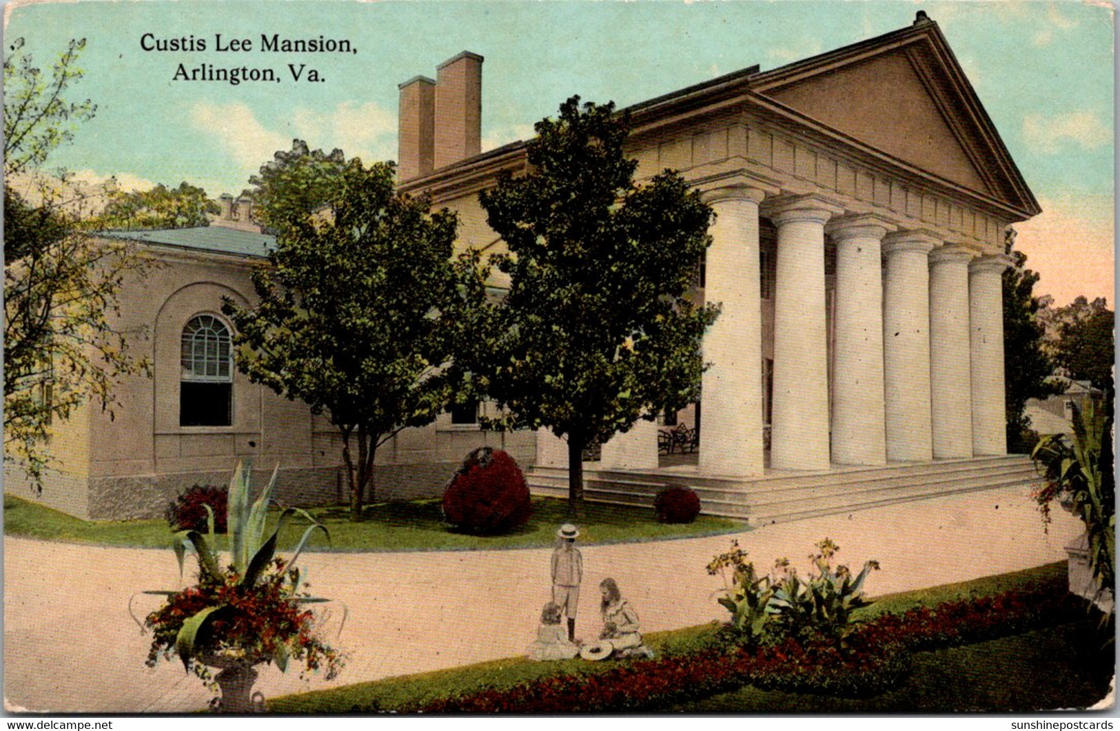 Virginia Arlington The Custis Lee Mansion 1917 - Arlington