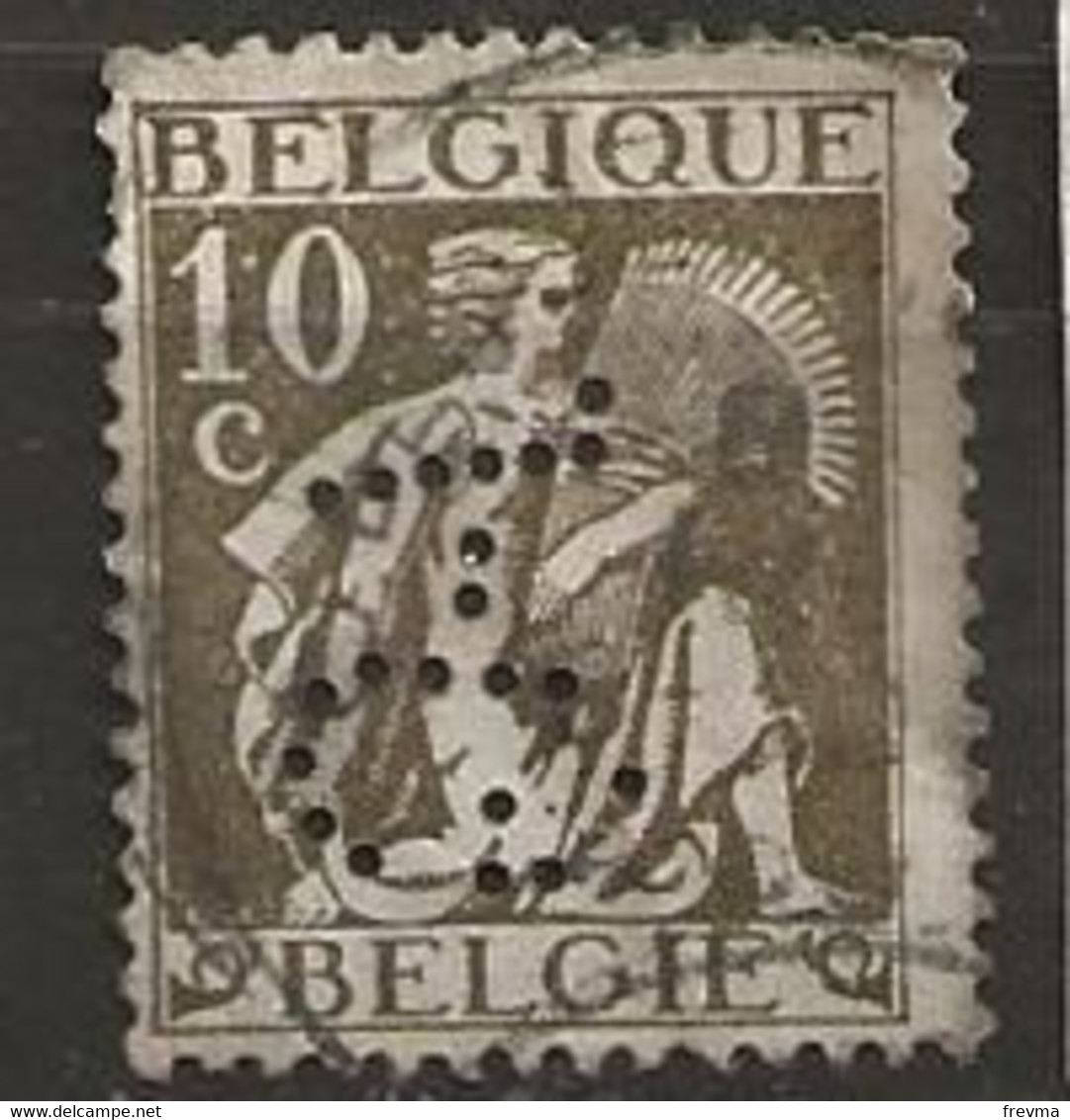 Timbre Belgie Perforé GL - 1863-09