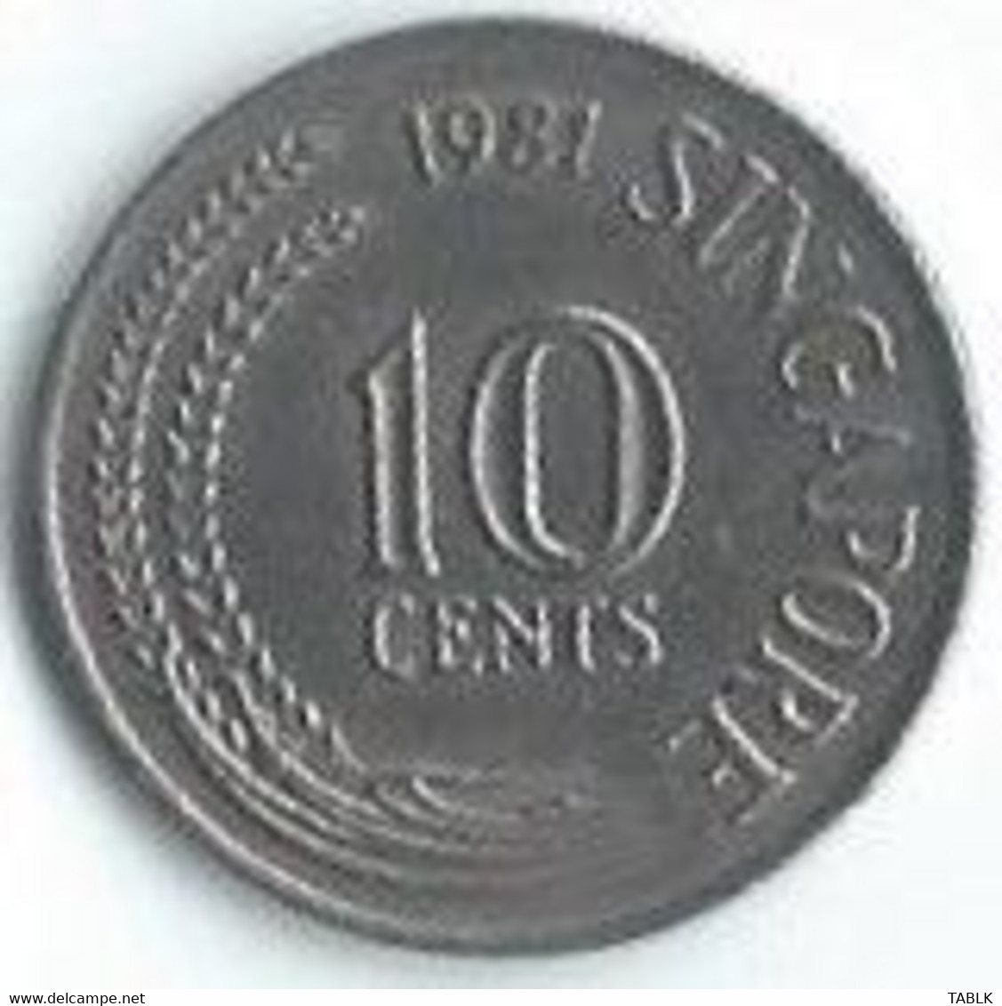 MM064 - SINGAPORE - 10 CENTS 1981 - Singapour