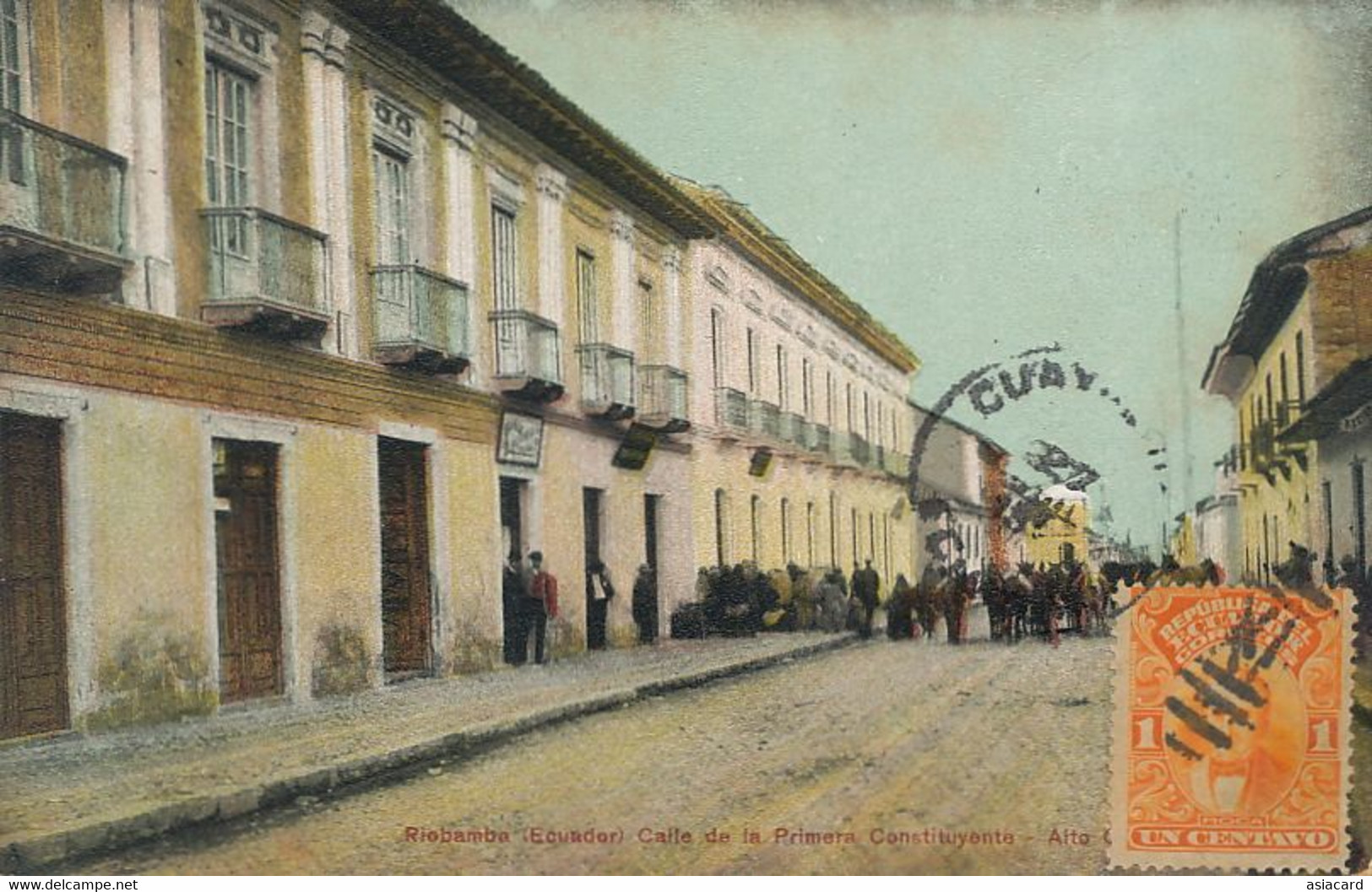 Riobamba Calle De La Primera Constituyente - Ecuador
