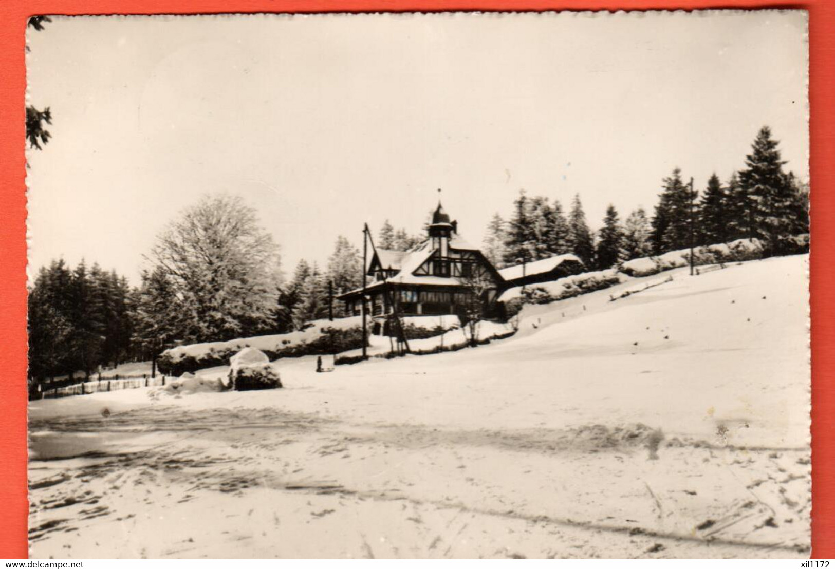 KAQ-07  Buffet De La Gare Mont-Soleil Sur Saint-Imier Photo Brugger  Circ. 1955 GF - Brügg